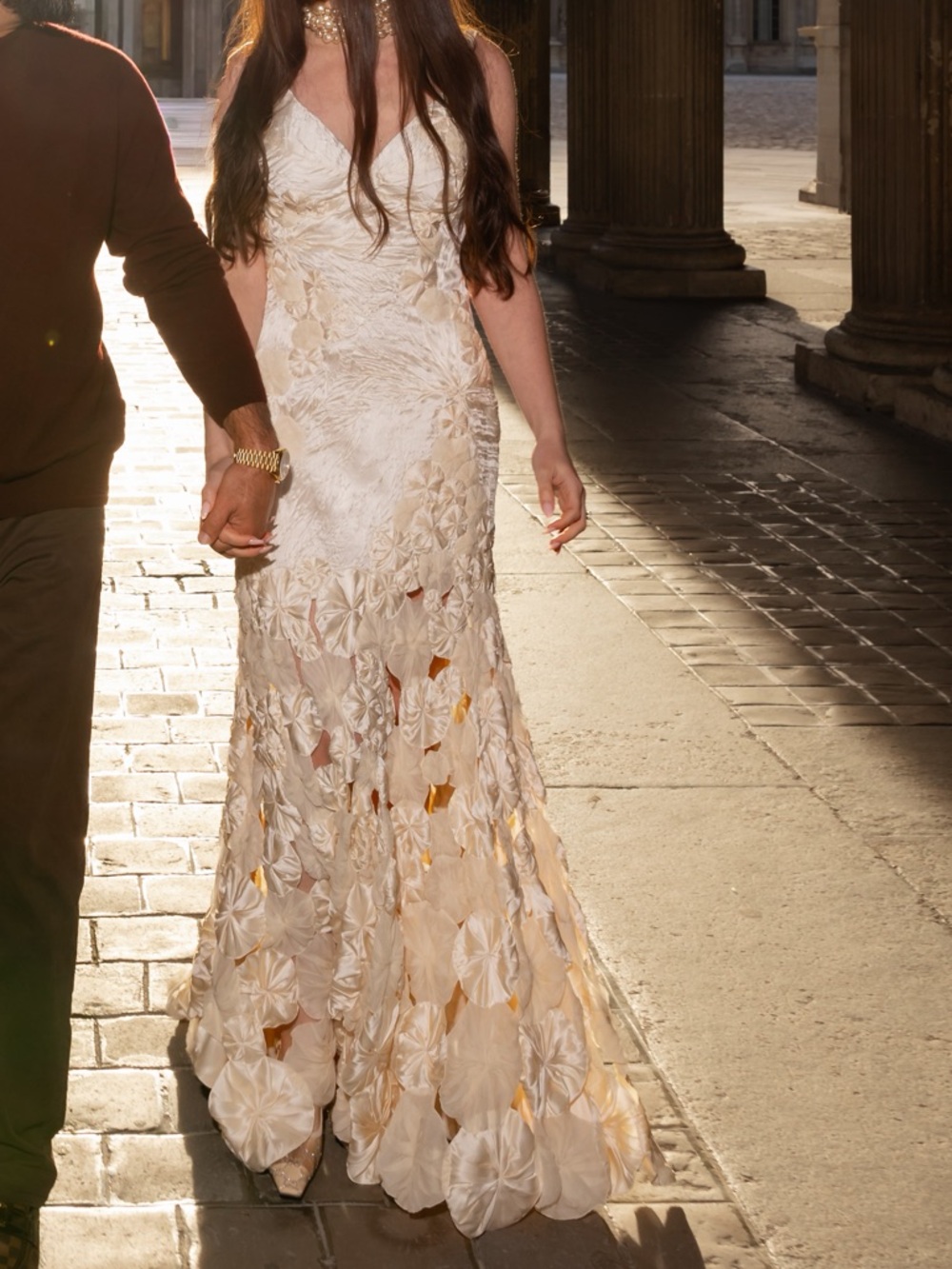 Carlos Miele vintage custom couture ivory bridal wedding dress - Picture 11 of 12